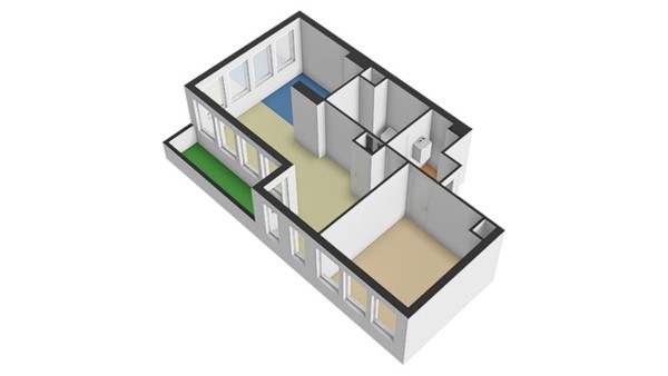 Floorplan - Mathenesserweg 33E, 3027 HE Rotterdam